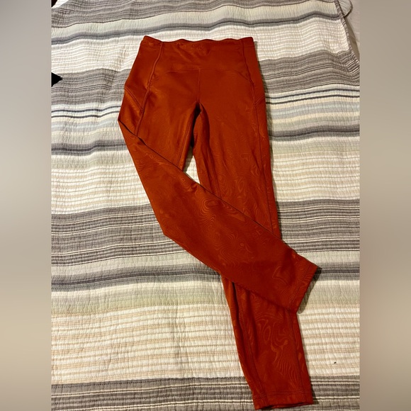 Reebok Pants - Reebok Burnt Orange Leggings. Small.
